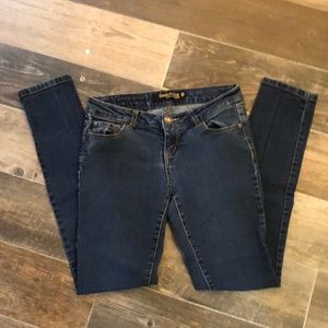 Celebrity Pink Dark Wash Skinny Jeans